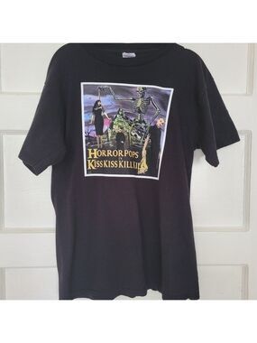 Vintage Horrorpops Kiss Kiss Kill Kill Psychobilly T Shirt Rare